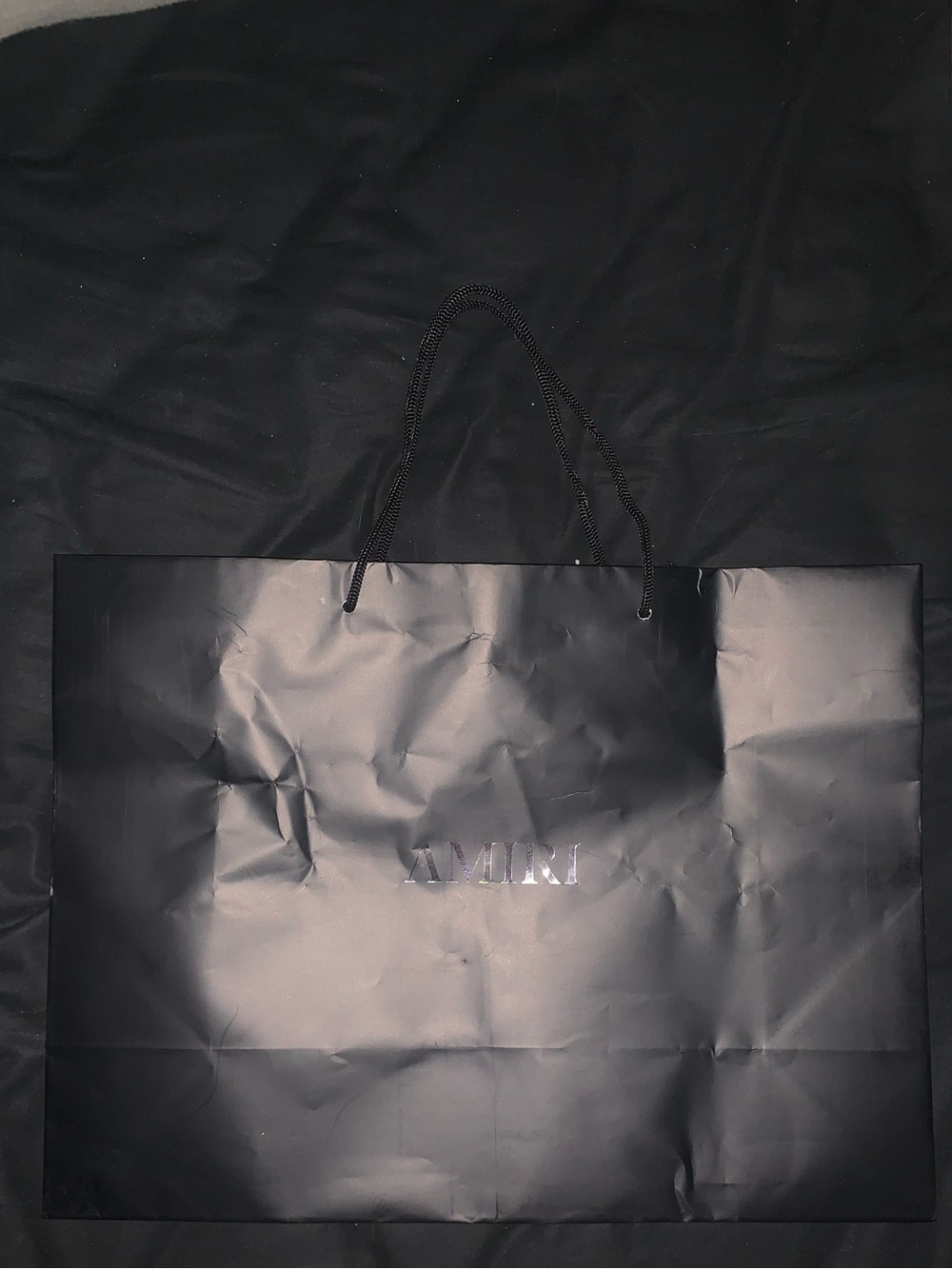 Medium Amiri Black Shopping Bag Gift bag